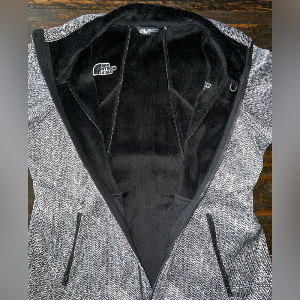 North Face Apex Chromium WindWall Jacket Houndstooth Thermal Women’s Large - Picture 4 of 6